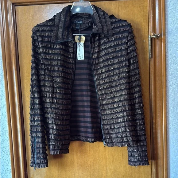 CLARA S. Ruffle Jacket - Picture 1 of 11